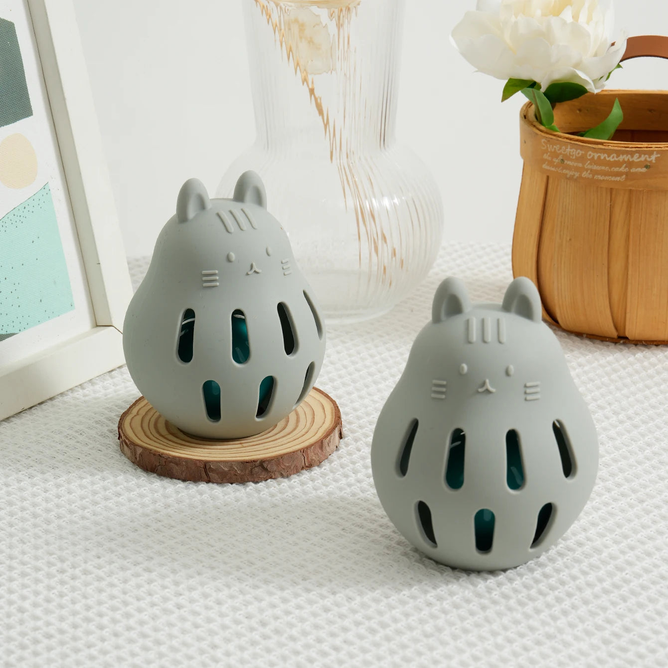 Silicone Baby Teether Cat