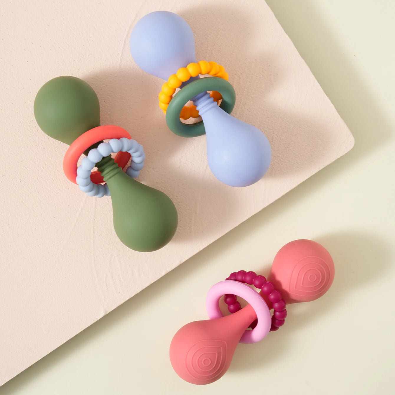Silicone Baby Teether Rattle