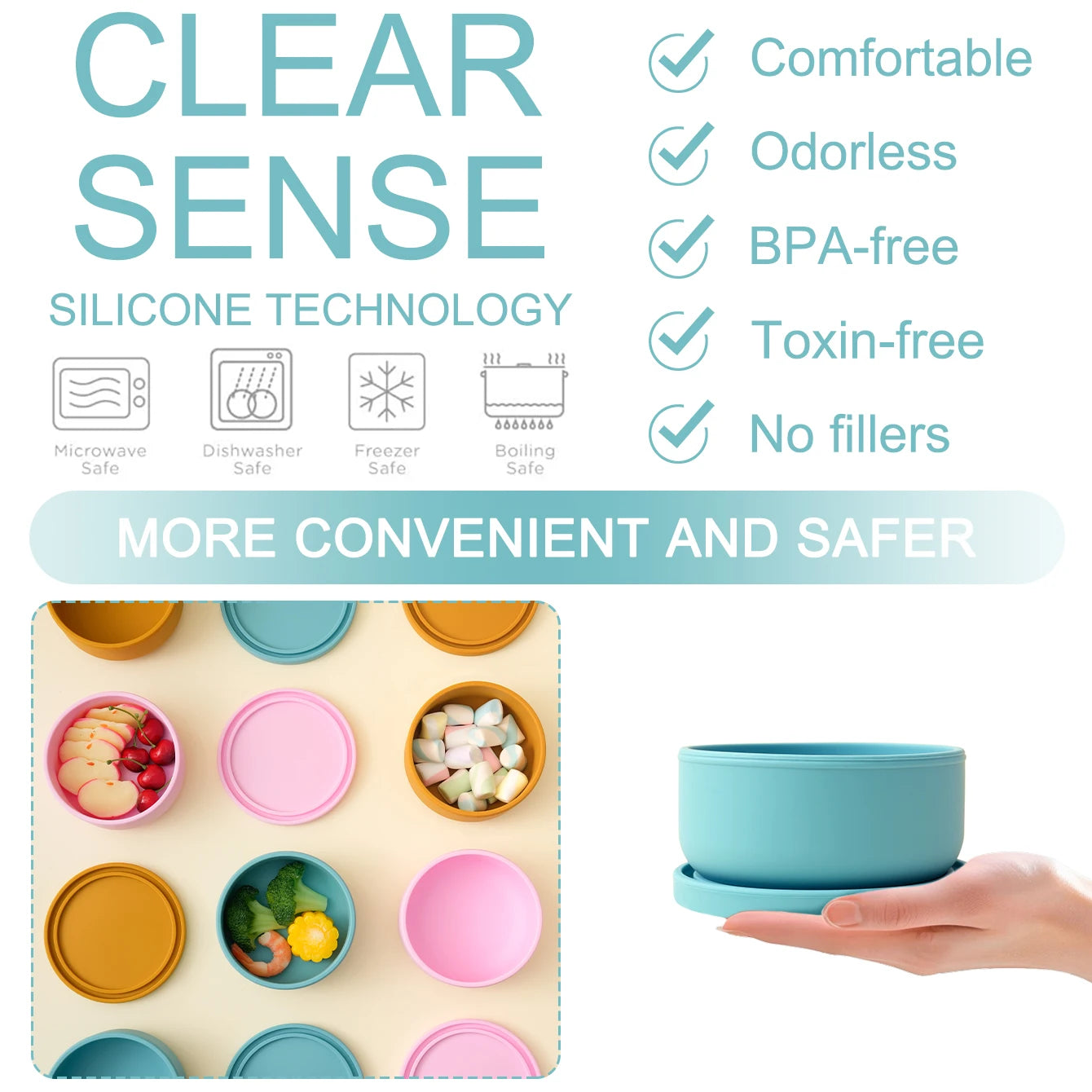 Silicone Baby Bowl