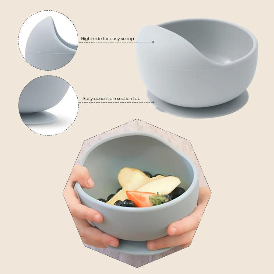 7PCS Baby Silicone Dinner