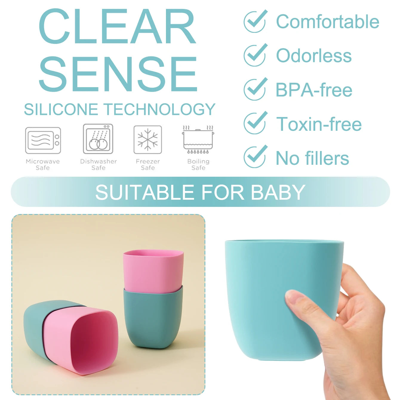 Silicone Baby Cup