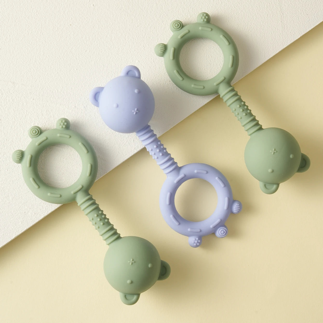 Silicone Baby Teether Bear
