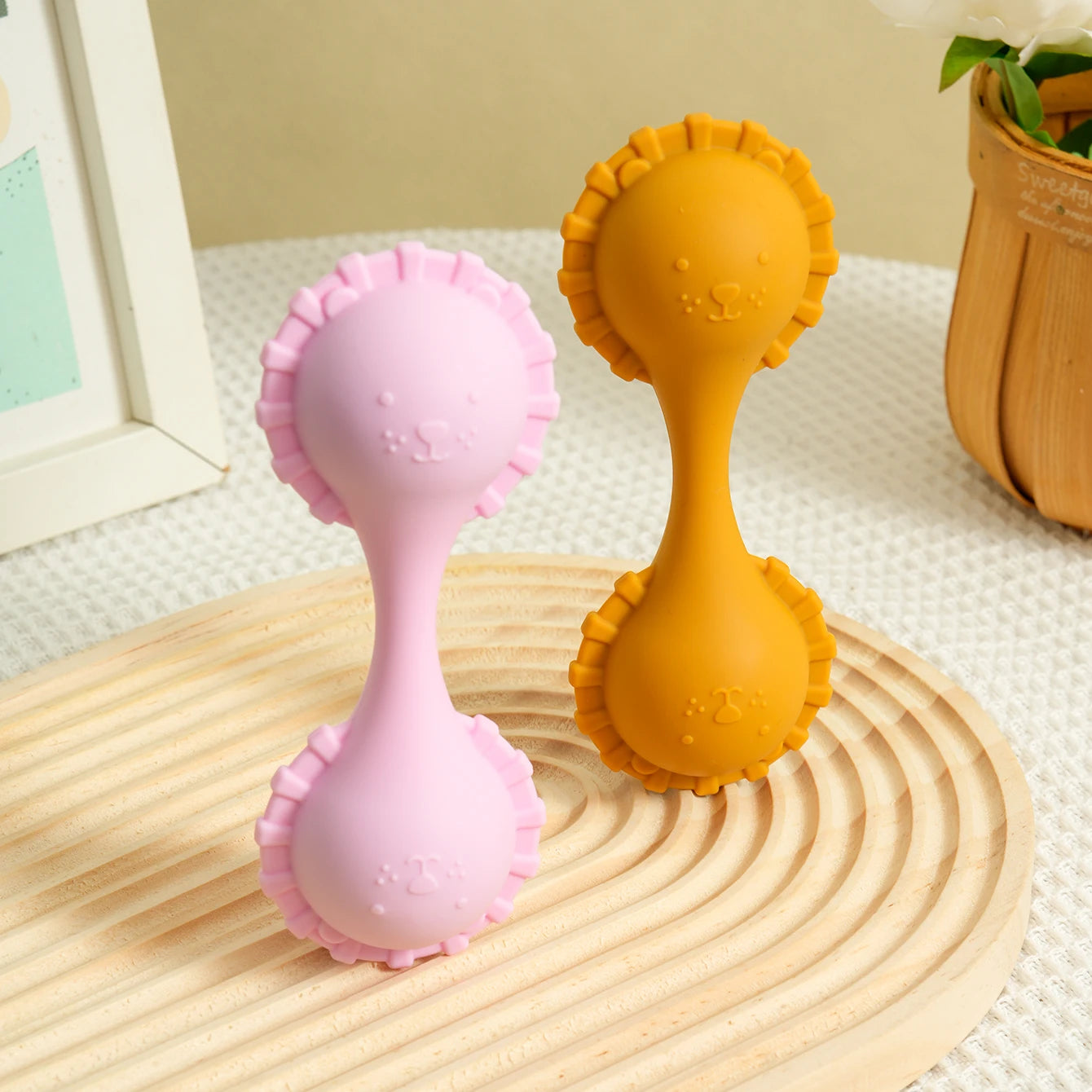 Baby Silicone Rattle Toys