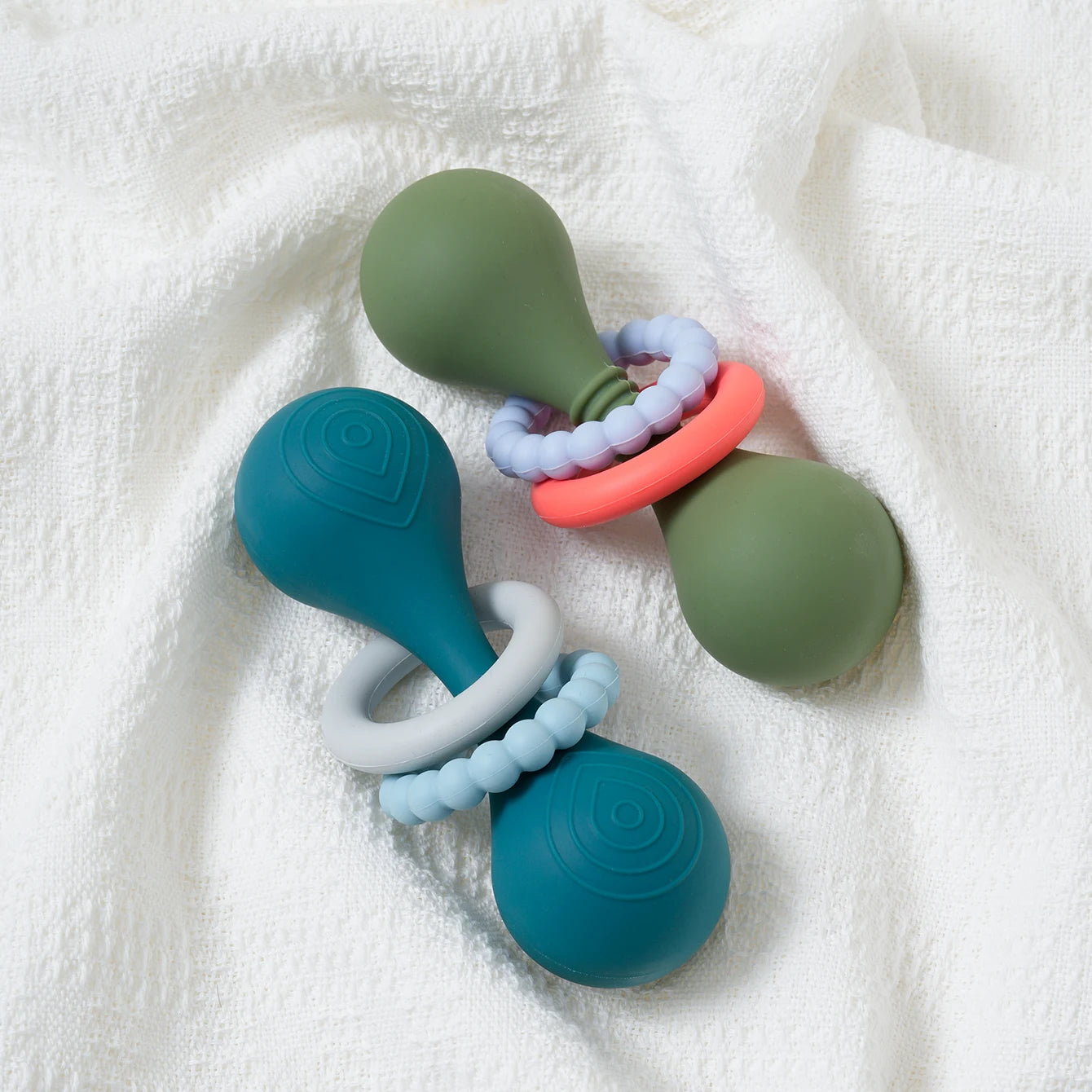 Silicone Baby Teether Rattle