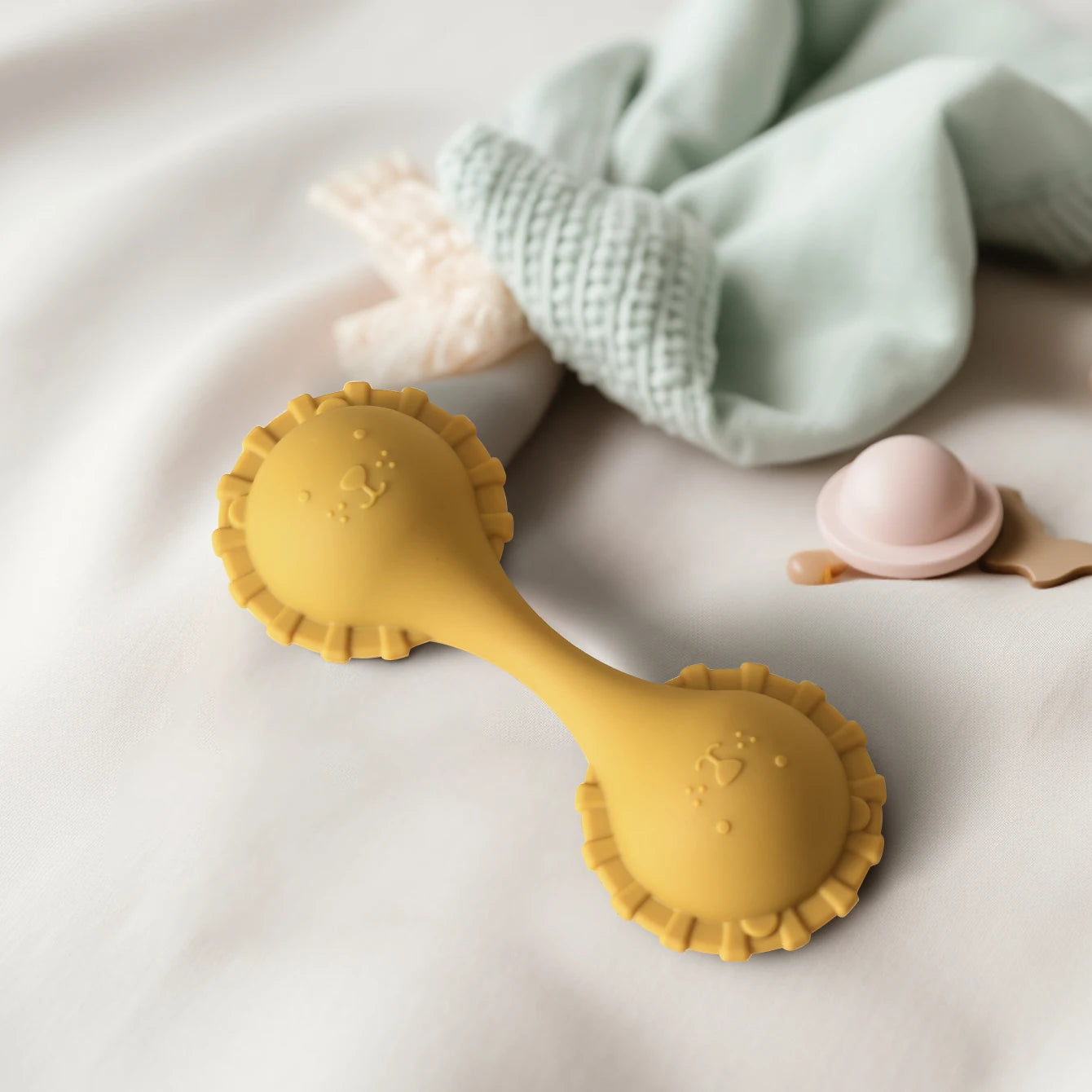 Baby Silicone Rattle Toys