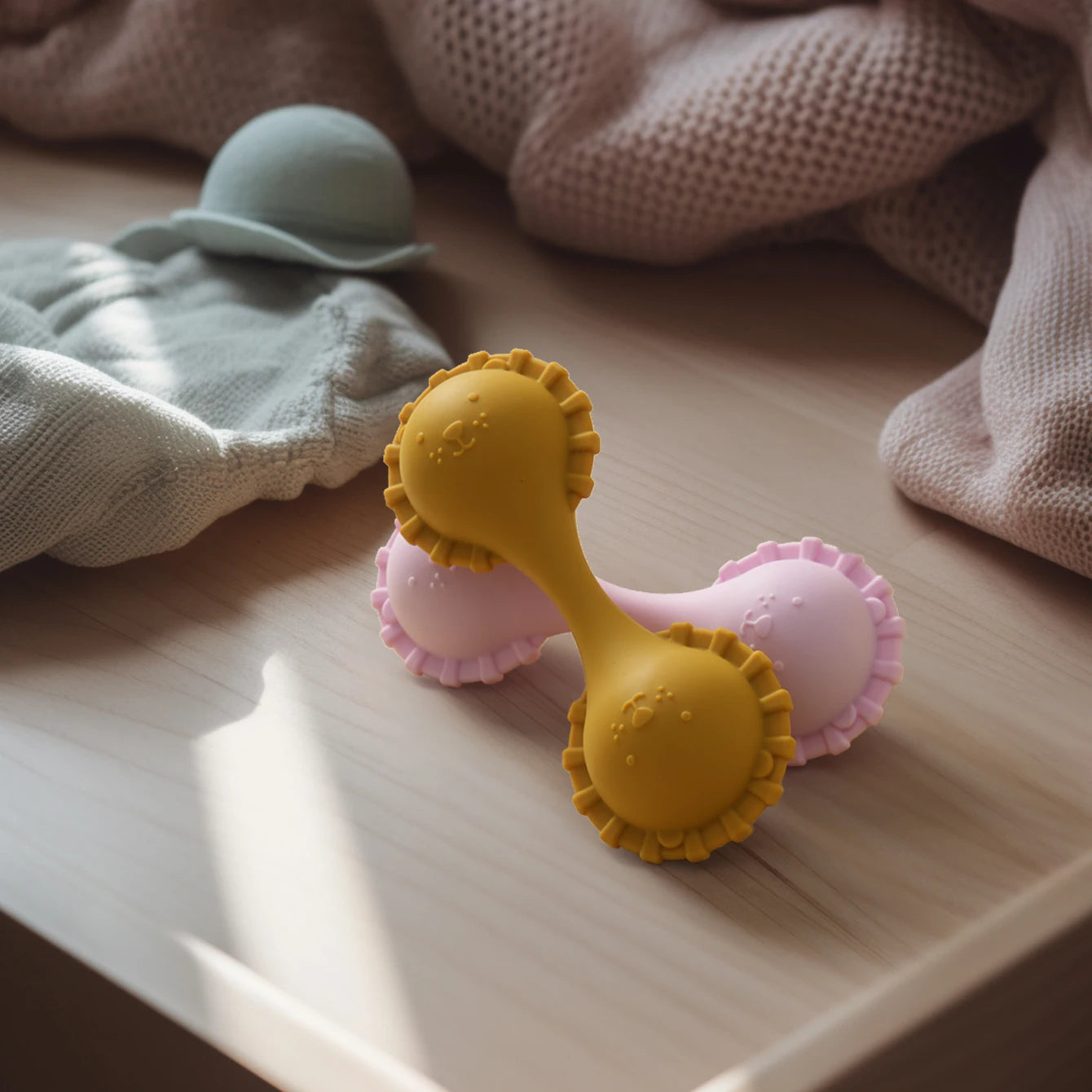 Baby Silicone Rattle Toys