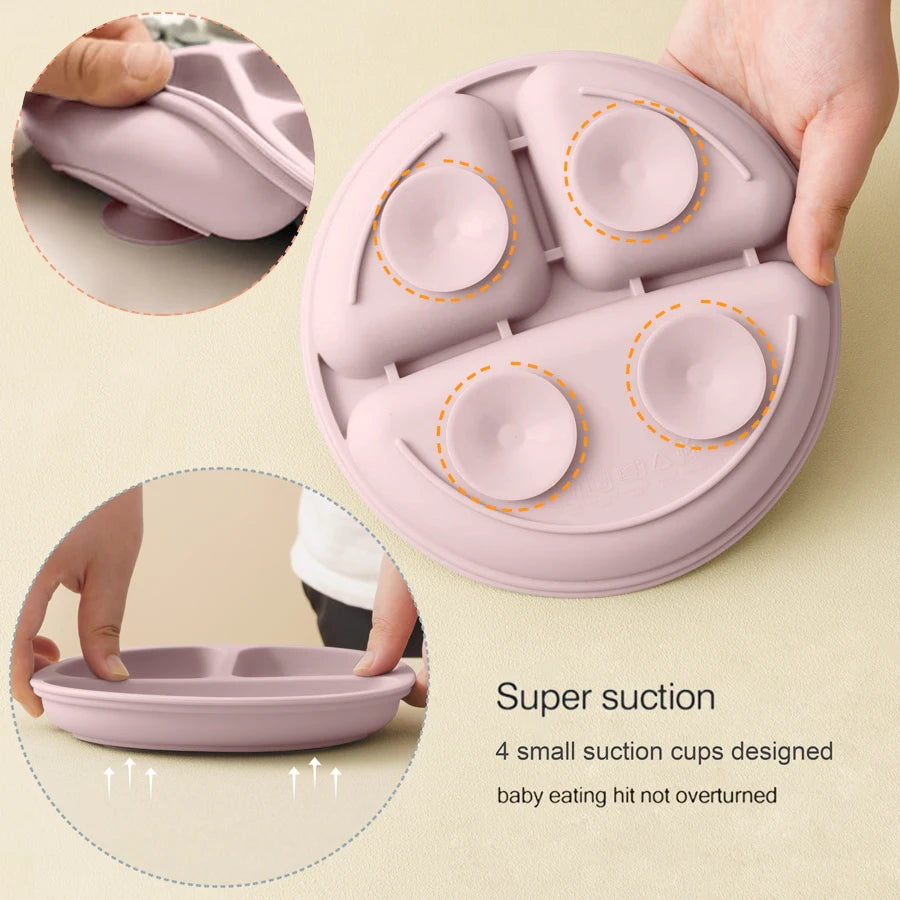 9PCS Baby Silicone Tableware