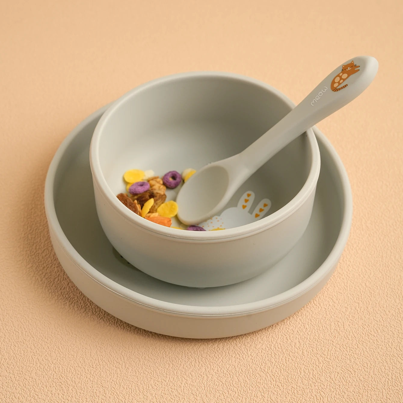 Baby Silicone Bowl Flowers