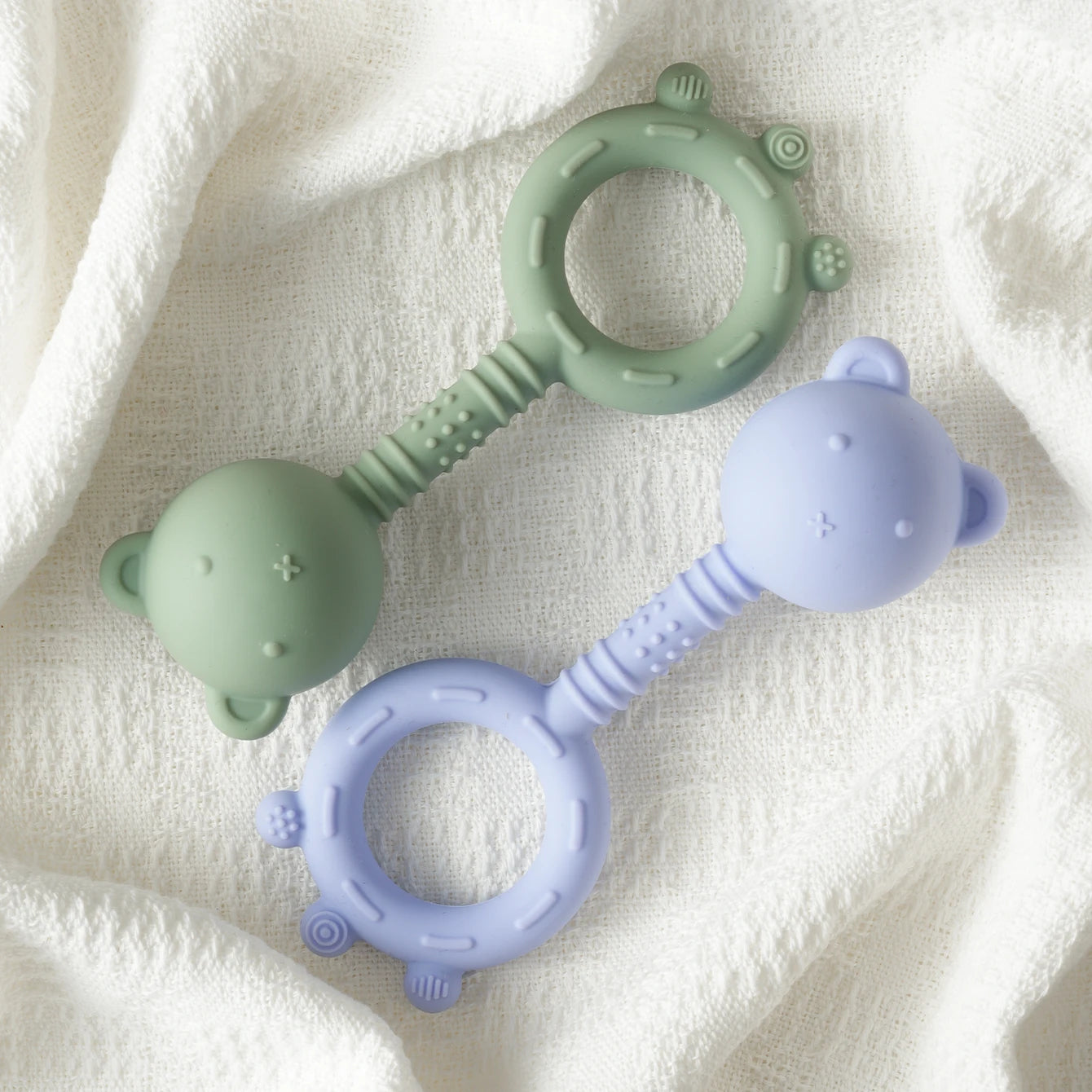 Silicone Baby Teether Bear