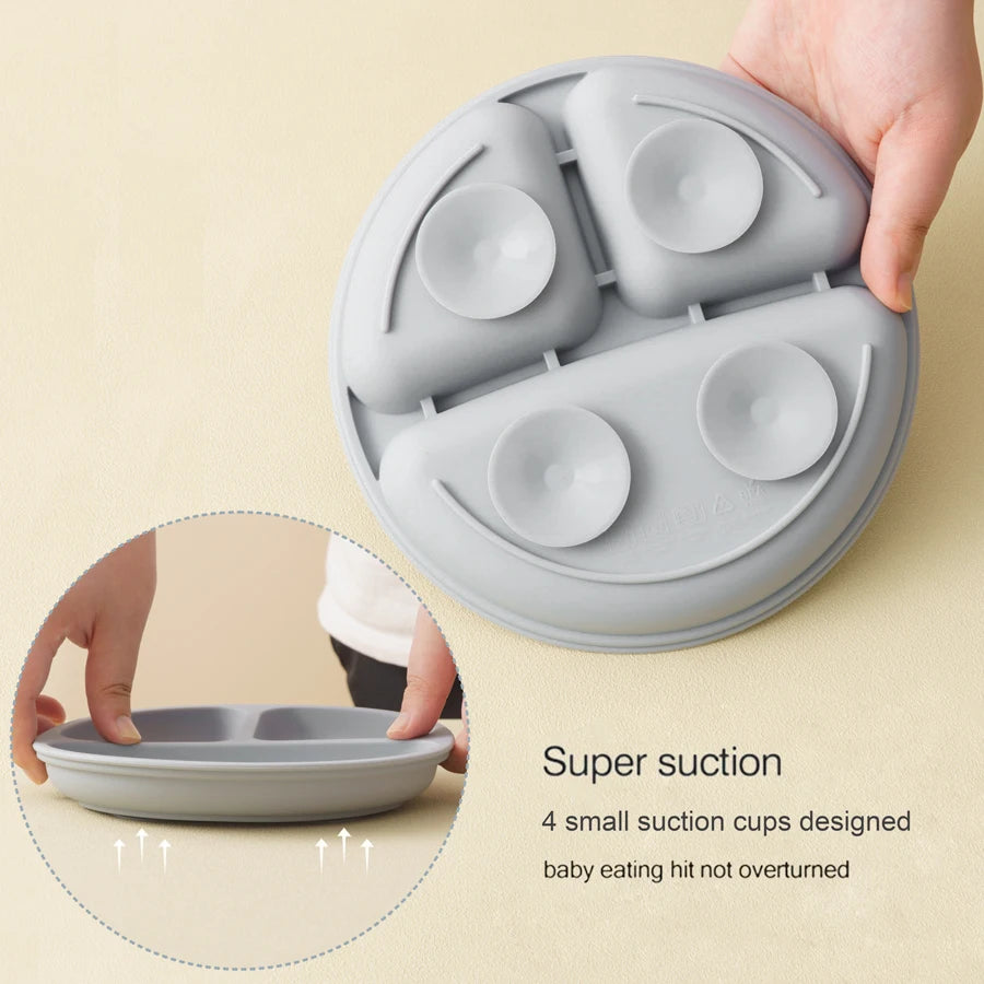 6PCS Baby Silicone Tableware