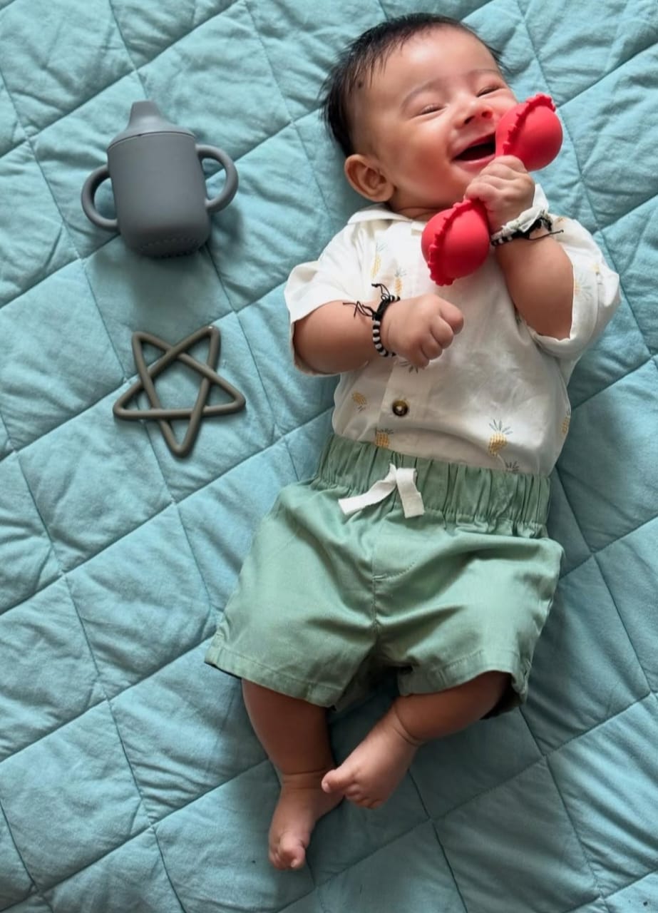 Baby Silicone Rattle Toys