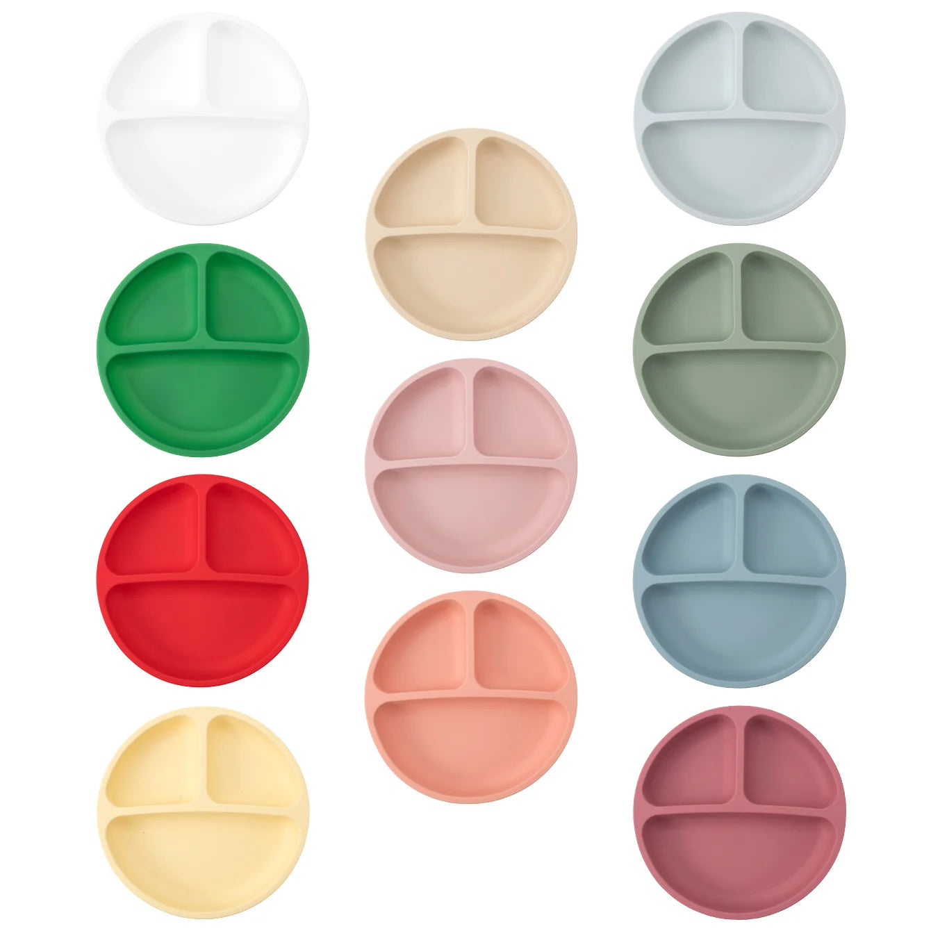 Christmas Baby Dining Plate – Santa Feast Edition