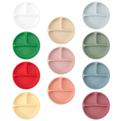 Christmas Baby Dining Plate – Santa Feast Edition