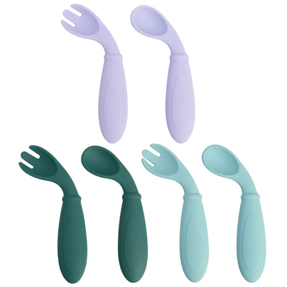 Silicone Spoon Fork Set