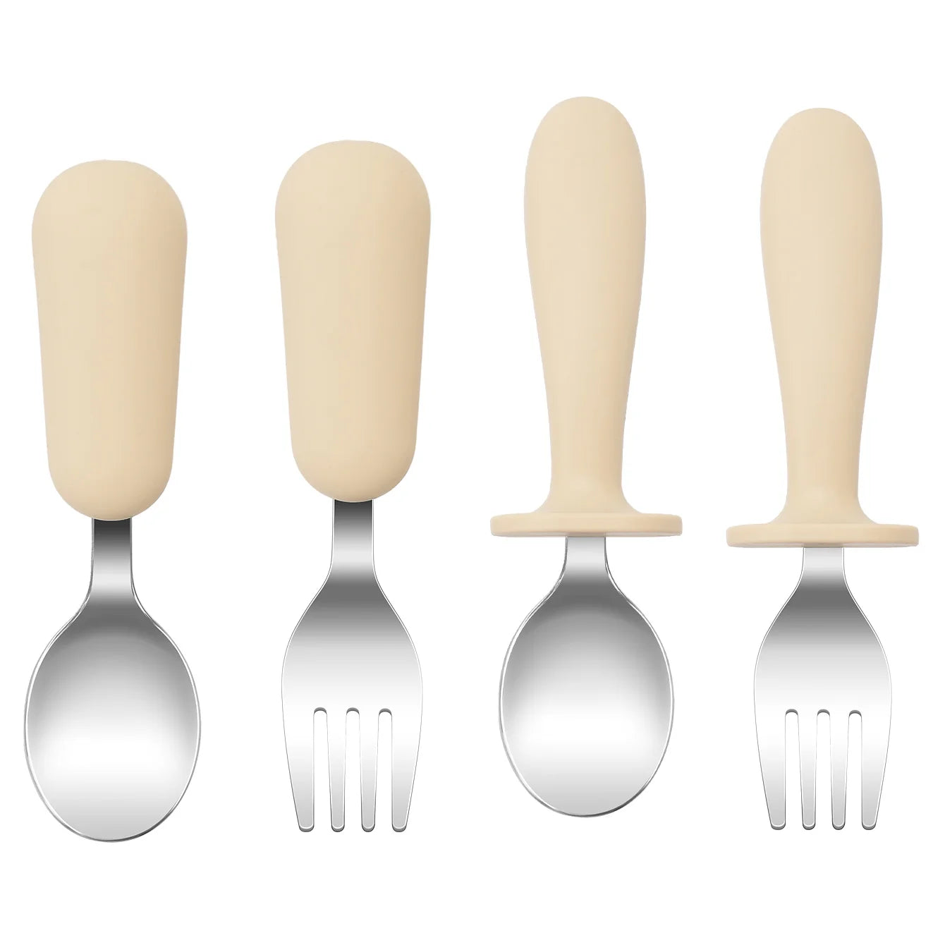 Christmas Feeding Utensils Set – Snowflake Spoons (4PCS)