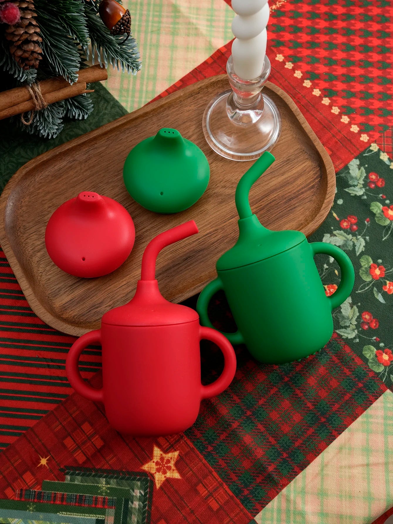 Christmas Drinking Cup Set – Joyful Sips Duo