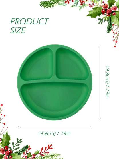 Christmas Baby Dining Plate – Santa Feast Edition