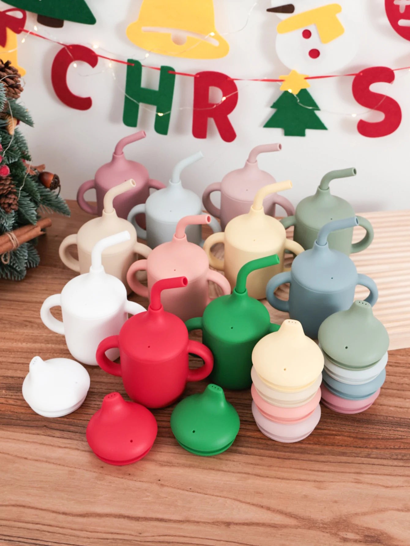 Christmas Drinking Cup Set – Joyful Sips Duo