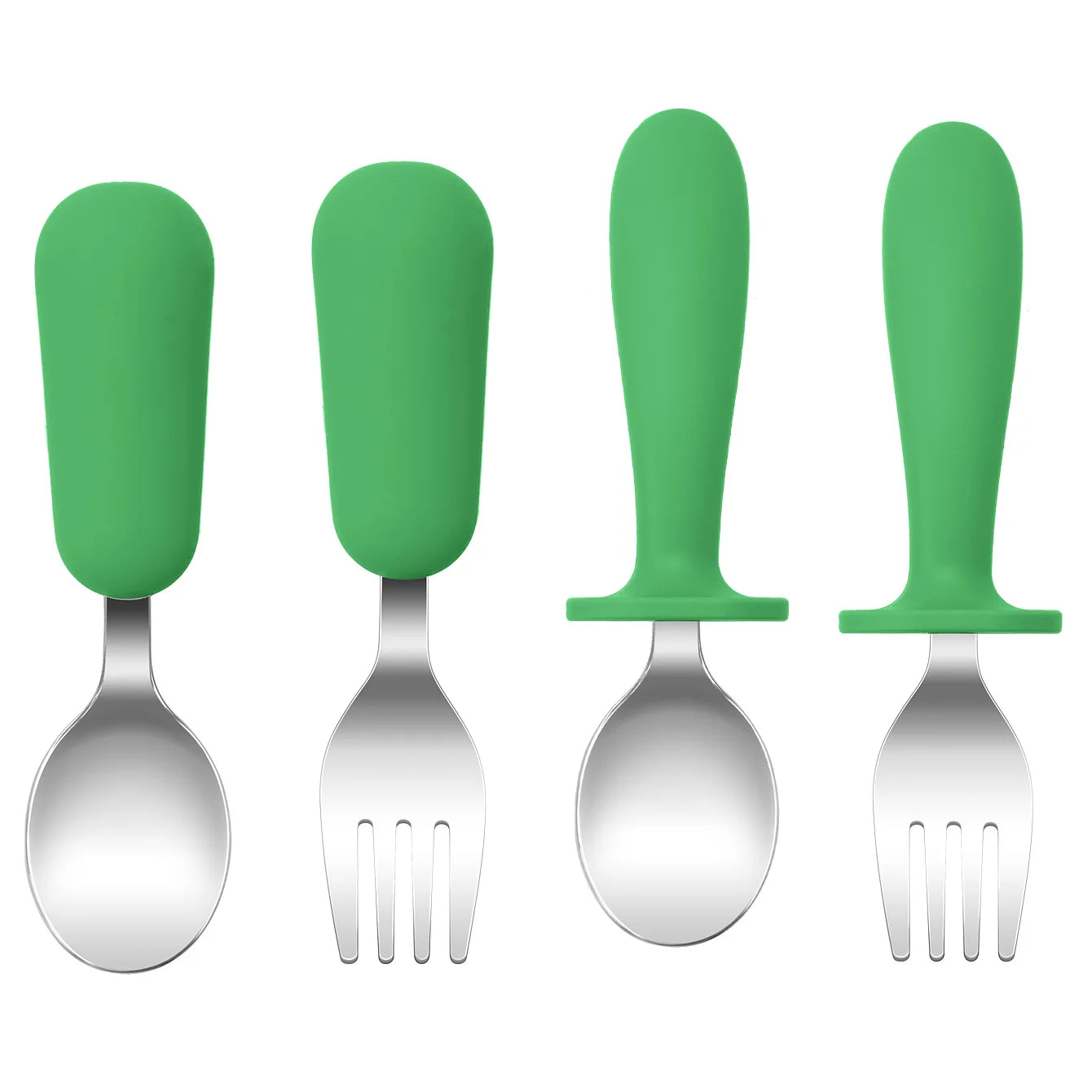 Christmas Feeding Utensils Set – Snowflake Spoons (4PCS)