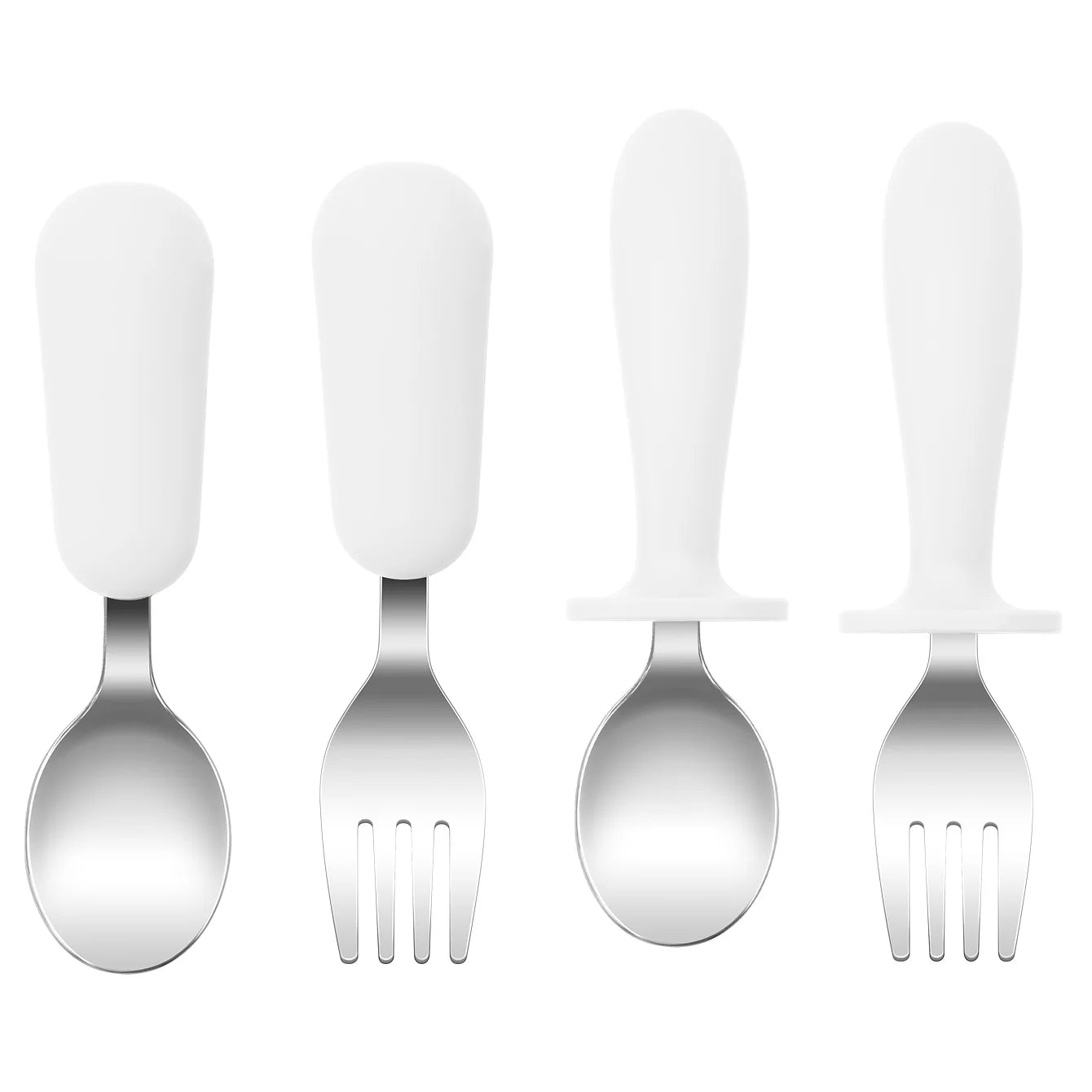 Christmas Feeding Utensils Set – Snowflake Spoons (4PCS)