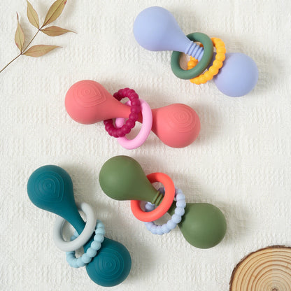 Silicone Baby Teether Rattle
