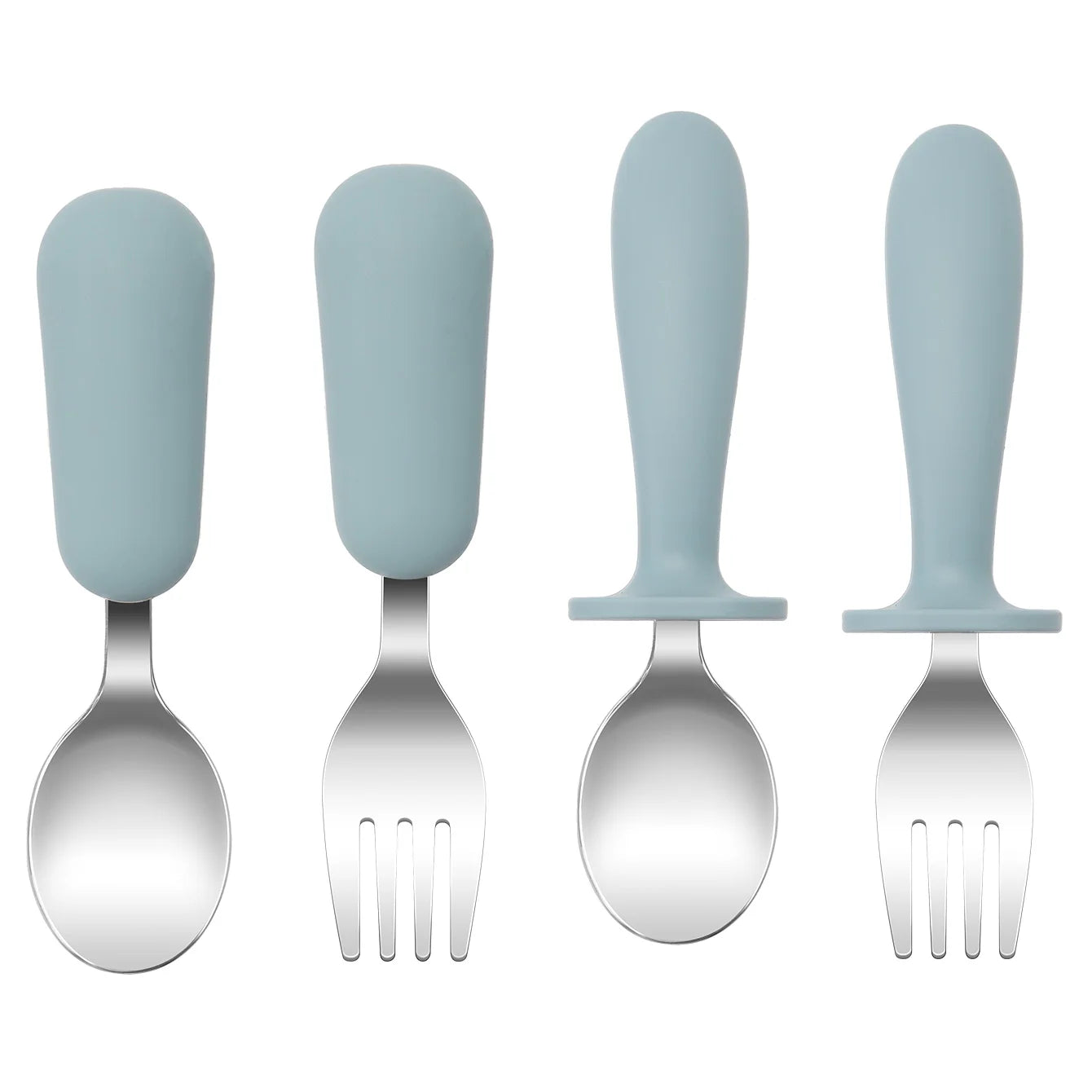 Christmas Feeding Utensils Set – Snowflake Spoons (4PCS)