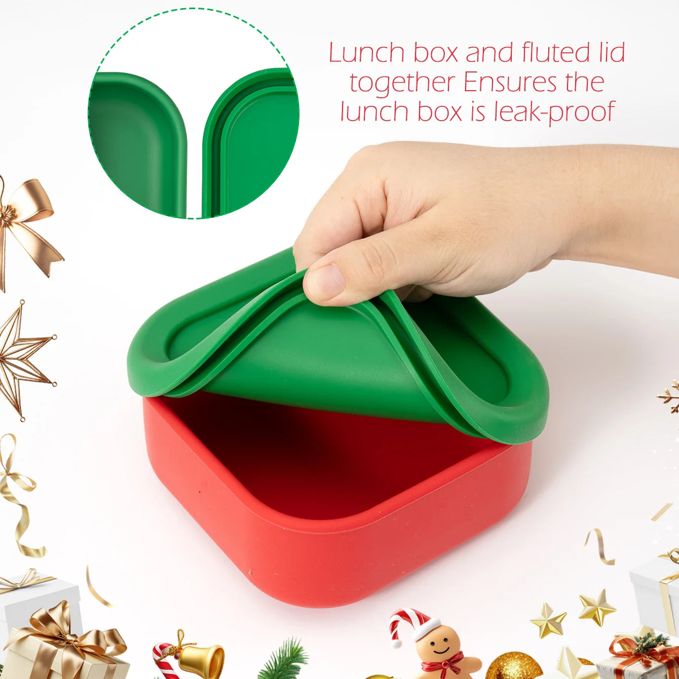 Christmas Feeding Bowl Lunch Box – Festive Feast Box