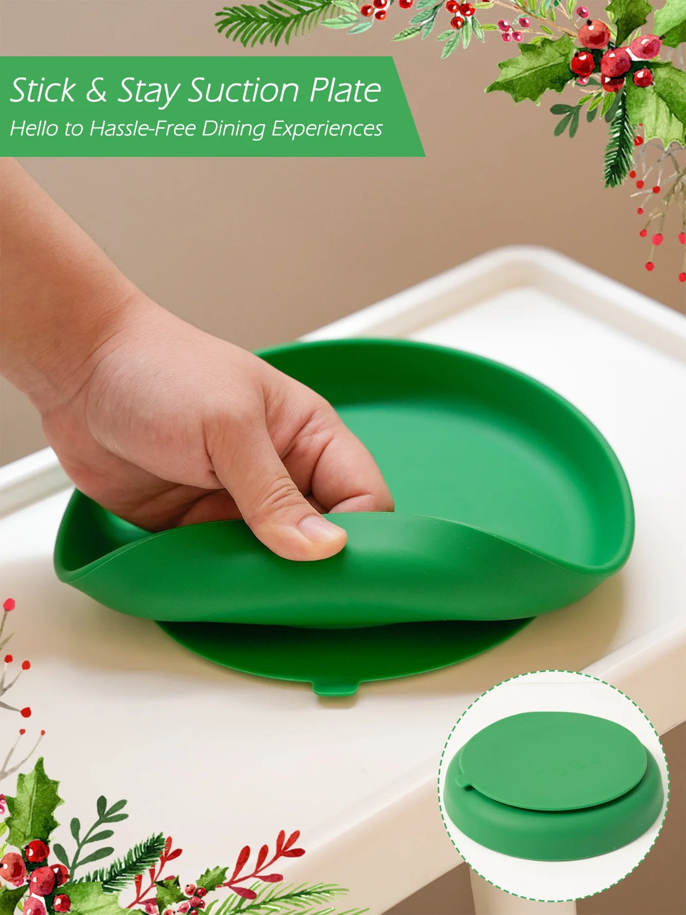 Christmas Infant Feeding Bowl – Holiday Joy Edition