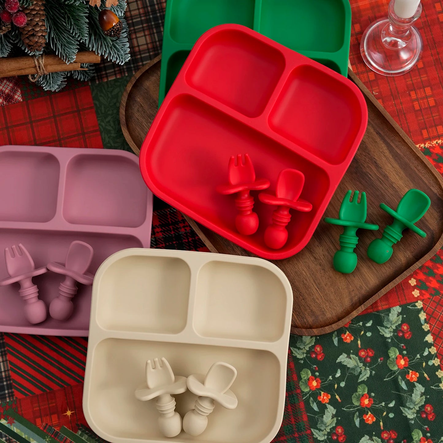 Christmas Baby Feeding Set – Merry Moments (3PCS)