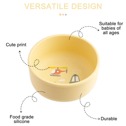 Baby Silicone Bowl Flowers