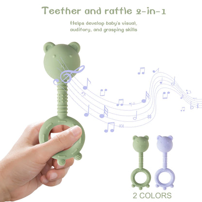 Silicone Baby Teether Bear