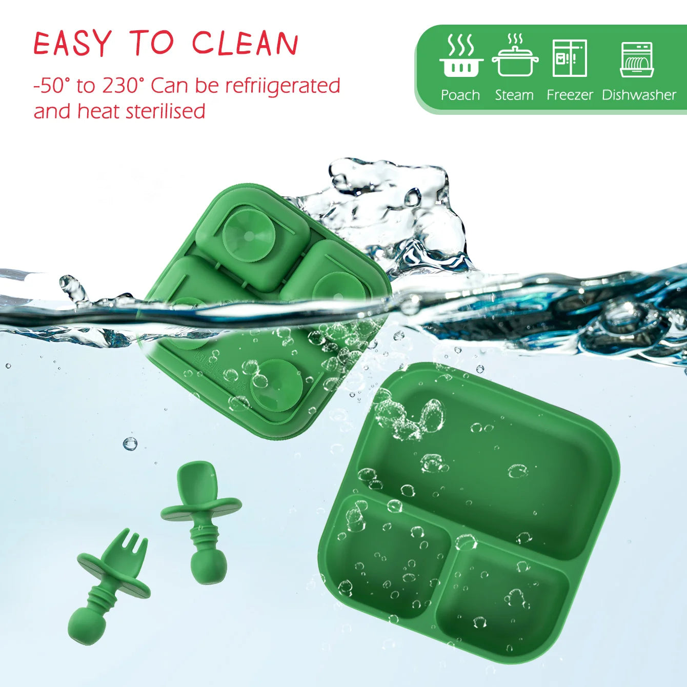 Christmas Baby Feeding Set – Merry Moments (3PCS)