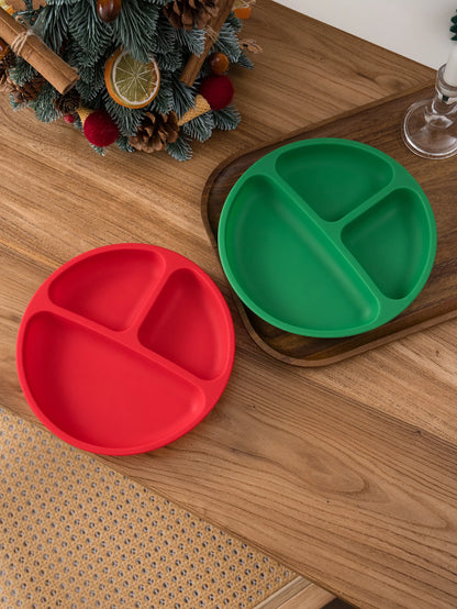 Christmas Baby Dining Plate – Santa Feast Edition