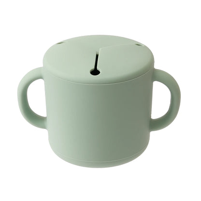 Silicone Snack Cup Double Handle