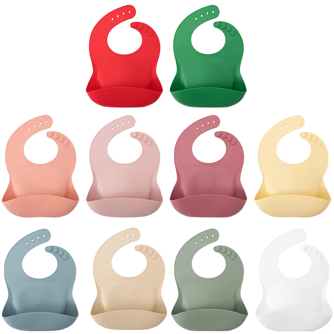 Christmas Baby Bib – Cozy Reindeer Edition