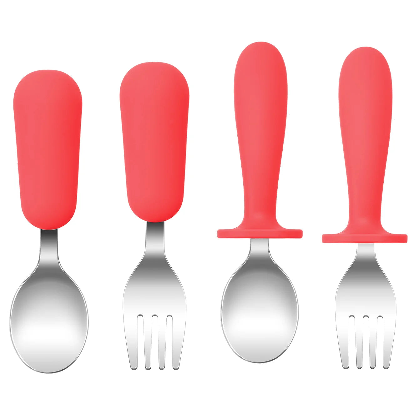 Christmas Feeding Utensils Set – Snowflake Spoons (4PCS)