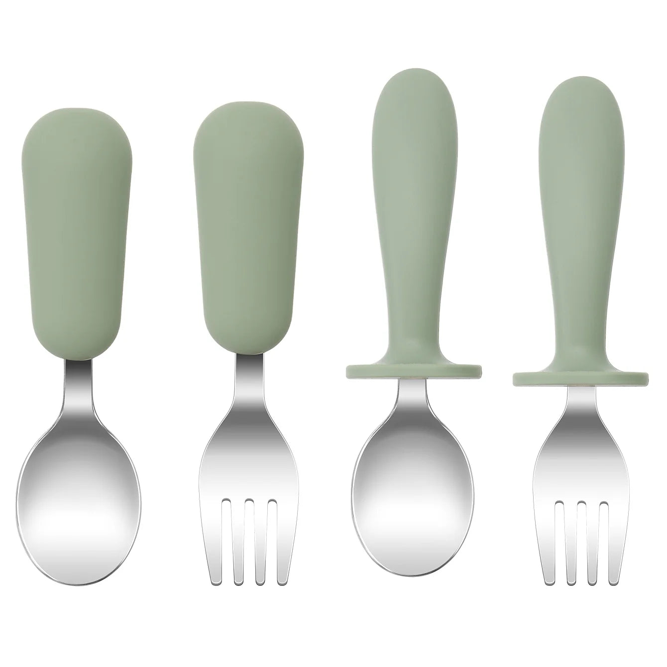 Christmas Feeding Utensils Set – Snowflake Spoons (4PCS)