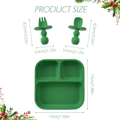 Christmas Baby Feeding Set – Merry Moments (3PCS)