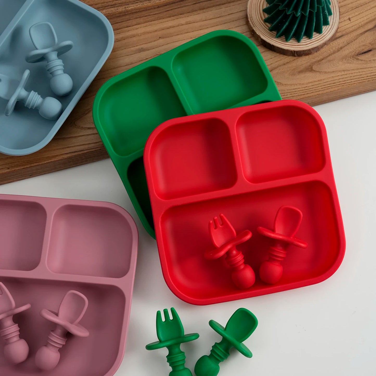 Christmas Baby Feeding Set – Merry Moments (3PCS)