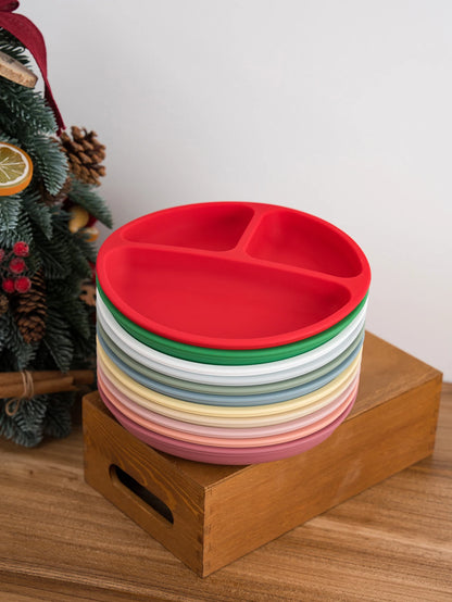 Christmas Baby Dining Plate – Santa Feast Edition