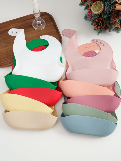 Christmas Baby Bib – Cozy Reindeer Edition