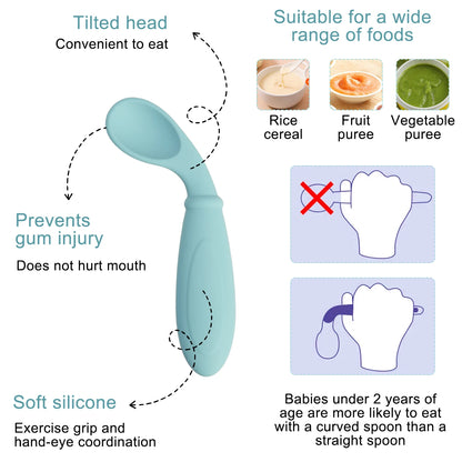 Silicone Spoon Fork Set